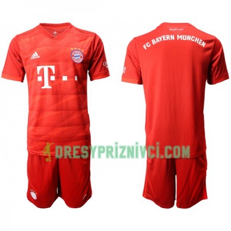 Fotbalový Komplet FC Bayern Mnichov Dětské Domácí 2019-2020 Krátký Rukáv (+ trenýrky)